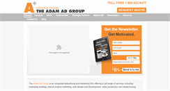 Desktop Screenshot of adamadgroup.com